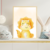 Quadro Decorativo Infantil - Dinossauro Amarelo