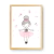 Conjunto de Quadros Decorativos Infantil - Ballet e Nome na internet