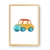 Quadro Decorativo Infantil - Carrinho - comprar online