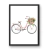 Quadro Decorativo Infantil - Bicicleta com Flores na internet