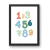 Quadro Decorativo Infantil Números - 1 a 9 Colorido na internet