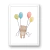 Quadro Decorativo Infantil - Balão - caju mini