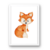 Quadro Decorativo Infantil - Raposa Lia - caju mini