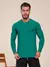 Camisa Masculina Adulto Proteção UV - Verde Selva