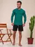 Camisa Masculina Adulto Proteção UV - Verde Selva - comprar online