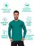 Camisa Masculina Adulto Proteção UV - Verde Selva na internet
