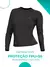 Camisa Feminina Adulto Proteção UV - Preta - Estima Lingerie