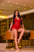 Baby doll Calesion 124 Vermelho - Estima Lingerie