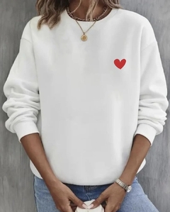 Buzo corazón rojo