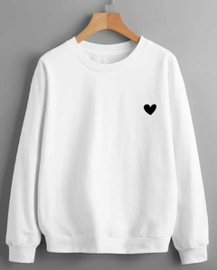 Buzo corazón negro pequeño