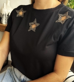 Estrellas "hueco y mostacillas"