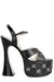 Gucci GG Stud Detailed Open Toe Platform Sandals: Altura e glamour para seus pés! - comprar online