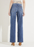 Calça Jeans Raquel Wide leg com Cinto - comprar online