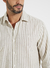 Camisa Linho Listrada Relax - comprar online