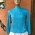 Blusa Manga Longa Canelada MD Azul - comprar online