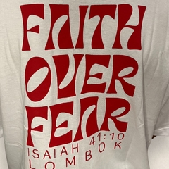 REMERA FAITH OVER FEAR en internet