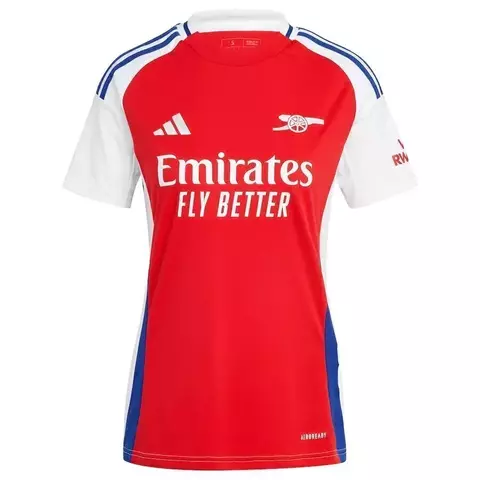 Camisa Arsenal I 24/25 - Torcedor Adidas Feminina - Vermelha com detalhes em branco - comprar online
