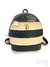 Mochila mix marino y beige