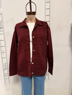 CAMISACO DE JEANS BORDO en internet