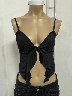 Top atado al frente y volados - comprar online