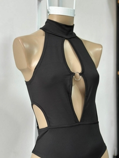 Body de lycra con recortes - comprar online