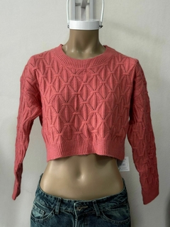 Sweater calado de bremer corto - comprar online