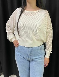 SWEATER CALADO CORTO en internet