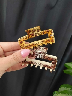 PRENSAS MEDIANAS RECTANGULAR ANIMAL PRINT