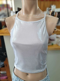 TOP LYCRA BRILLOSA - tienda online
