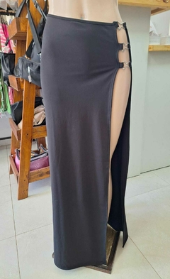 POLLERA LARGA LYCRA HEBILLA