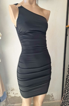 VESTIDO DE LYCRA UN HOMBRO - comprar online