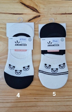 MEDIAS INVISIBLES AMANECER BLANCO NEGRO - comprar online