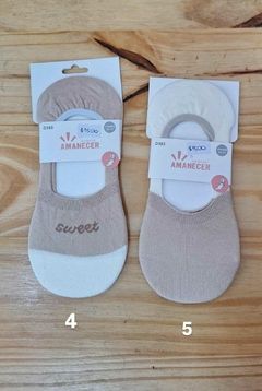 MEDIAS INVISIBLES AMANECER BEIGE - comprar online