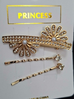 SET DE 3 HEBILLAS CON STRASS - comprar online