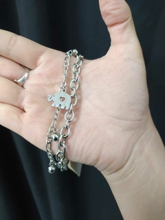 PULSERA DE ACERO - Fuxia Indumentaria