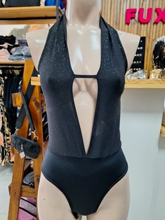 BODY DE LYCRA CON BRILLO