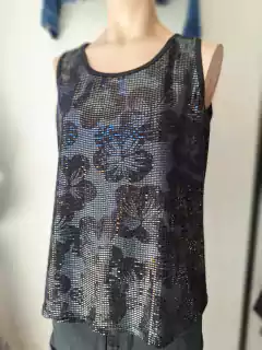 REMERA CON BRILLO DE MODAL