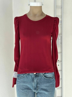 Remera de lycra con mangas princesa - Fuxia Indumentaria
