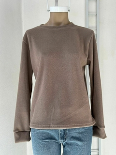 Remera mangas largas de morley brush - Fuxia Indumentaria