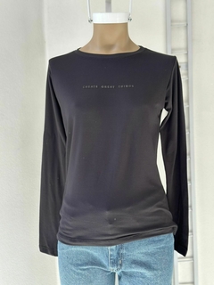 Remera mangas largas con estampa
