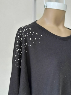 Remeron de lanilla con strass en hombros - comprar online