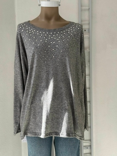 Remeron de lanilla con diseño en strass en internet