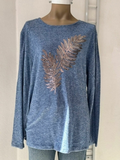 Remeron de lanilla con diseño en lentejuelas