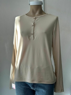 Remera mangas largas de lanilla