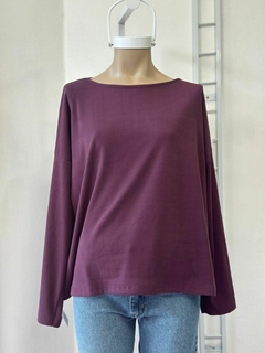 Remera mangas largas lisa - comprar online