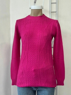 Sweater de bremer largo - Fuxia Indumentaria