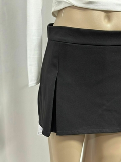 Short pollera de vengalina con brillos - comprar online