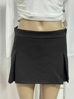 Short pollera de vengalina con brillos
