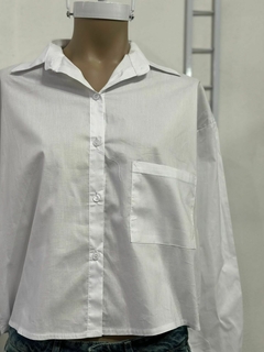 Camisa blanca clasica corta en internet