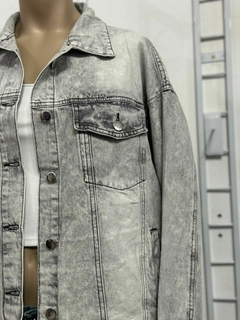 Campera de jean gris - comprar online